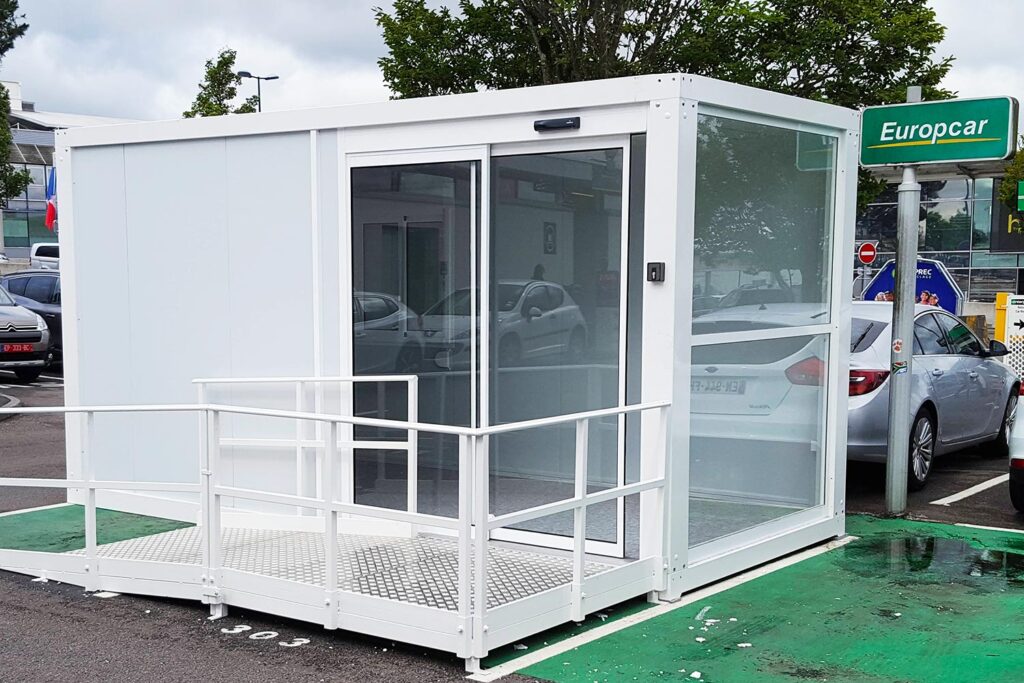 Module d'accueil préfabriqué