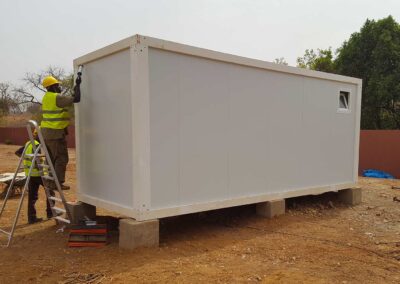 Sénégal – Base vie modulaire en kit de 180m2