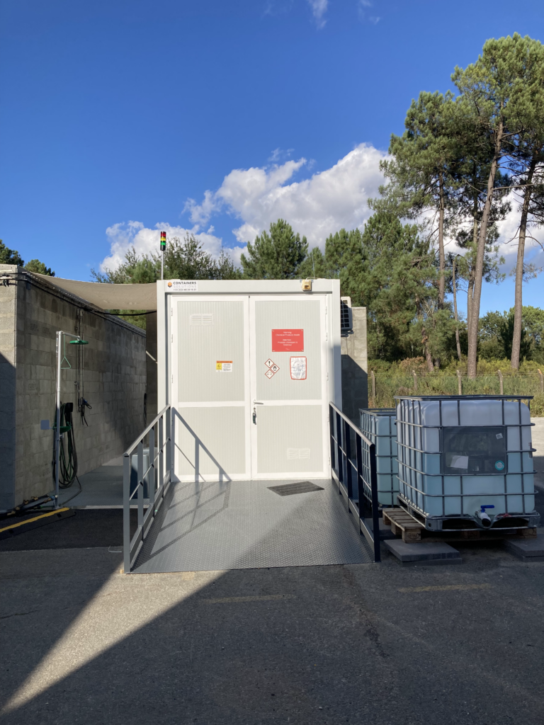 Container stockage produits dangereux