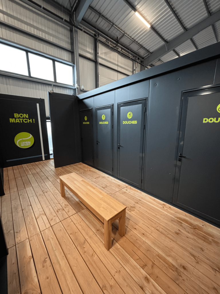 Vestiaires pour terrain de padel 2