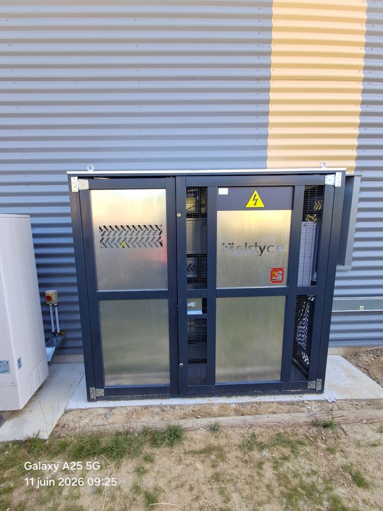 Shelter photovoltaïque slim