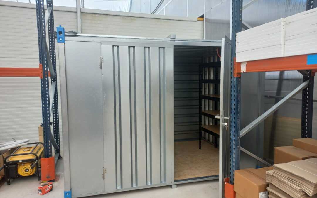 Container de stockage en kit – Petit matériel